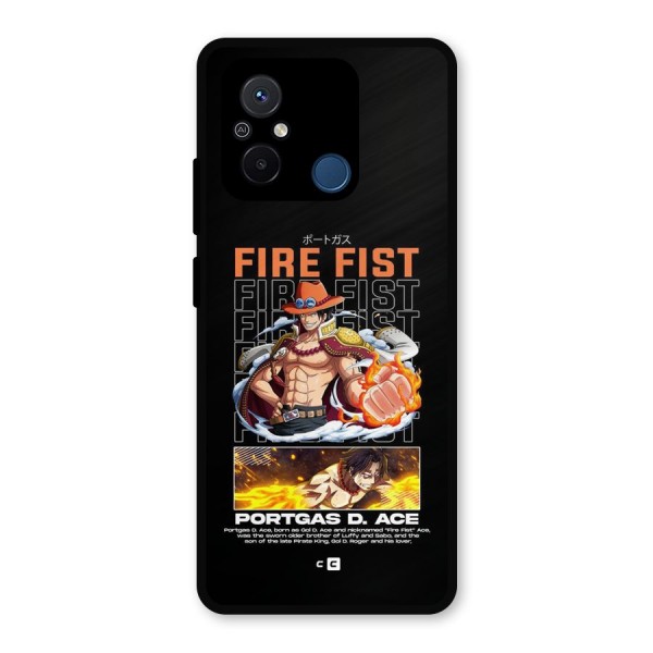 Fire Fist Ace Metal Back Case for Poco C55