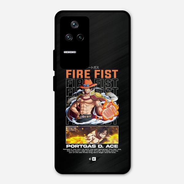 Fire Fist Ace Metal Back Case for Poco F4 5G