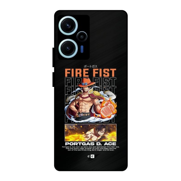 Fire Fist Ace Metal Back Case for Poco F5