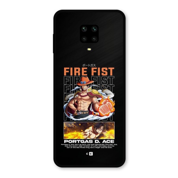 Fire Fist Ace Metal Back Case for Poco M2