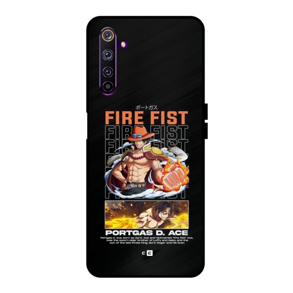 Fire Fist Ace Metal Back Case for Realme 6 Pro