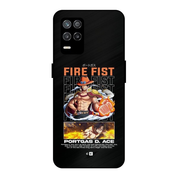 Fire Fist Ace Metal Back Case for Realme 8s 5G