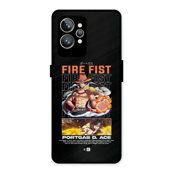 Fire Fist Ace Metal Back Case for Realme GT2 Pro