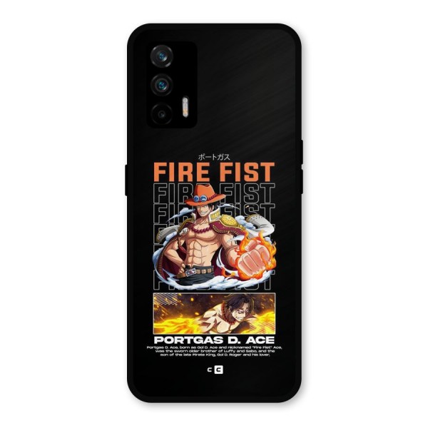 Fire Fist Ace Metal Back Case for Realme GT 5G