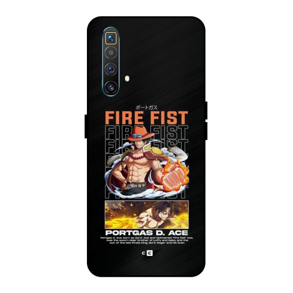 Fire Fist Ace Metal Back Case for Realme X3 SuperZoom