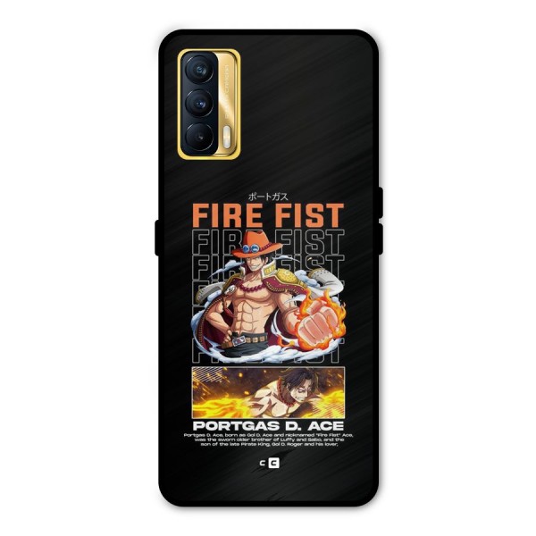 Fire Fist Ace Metal Back Case for Realme X7