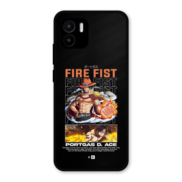 Fire Fist Ace Metal Back Case for Redmi A1