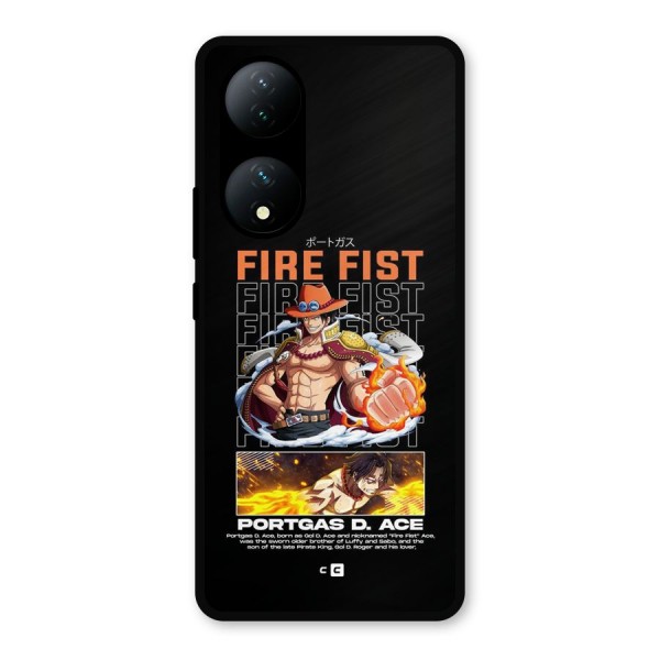 Fire Fist Ace Metal Back Case for Vivo T2