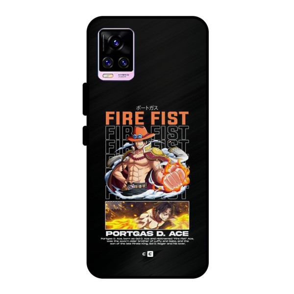 Fire Fist Ace Metal Back Case for Vivo V20 Pro