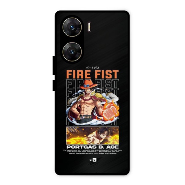 Fire Fist Ace Metal Back Case for Vivo V29e