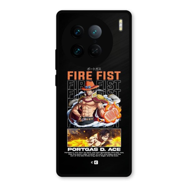 Fire Fist Ace Metal Back Case for Vivo X90 Pro