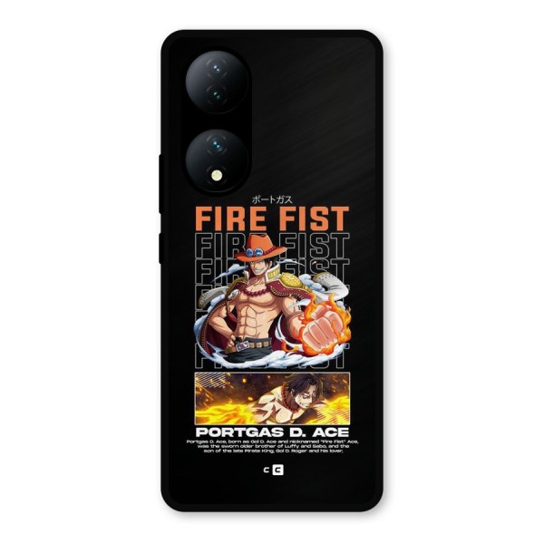 Fire Fist Ace Metal Back Case for Vivo Y100