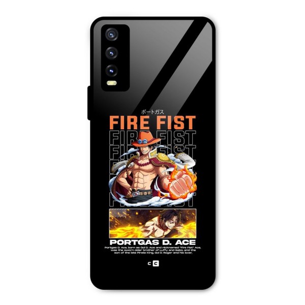 Fire Fist Ace Metal Back Case for Vivo Y20 2021