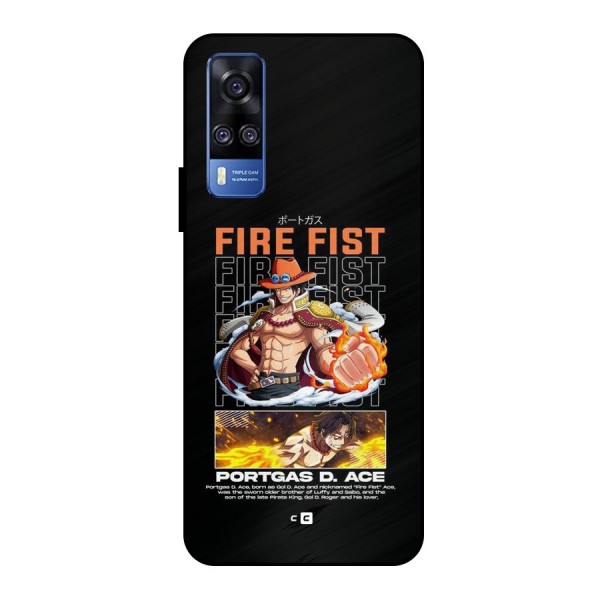 Fire Fist Ace Metal Back Case for Vivo Y51