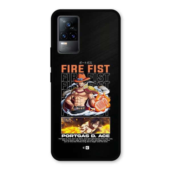 Fire Fist Ace Metal Back Case for Vivo Y73