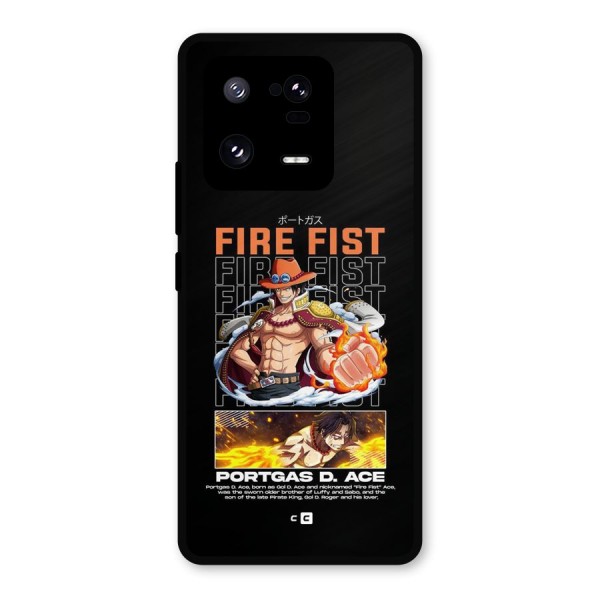 Fire Fist Ace Metal Back Case for Xiaomi 13 Pro