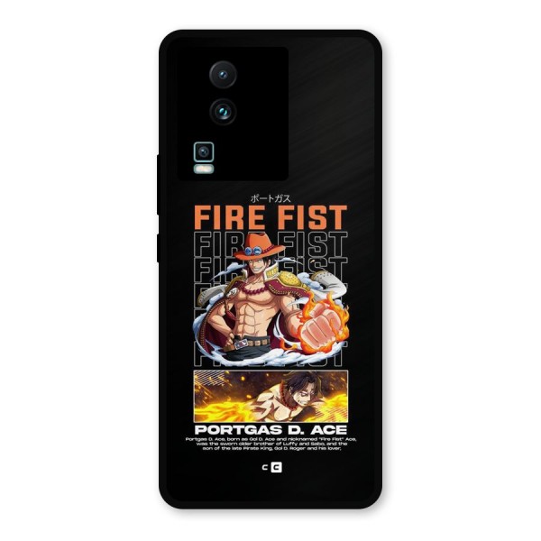 Fire Fist Ace Metal Back Case for iQOO Neo 7