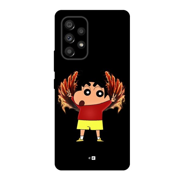 Fire Shinchan Back Case for Galaxy A53 5G