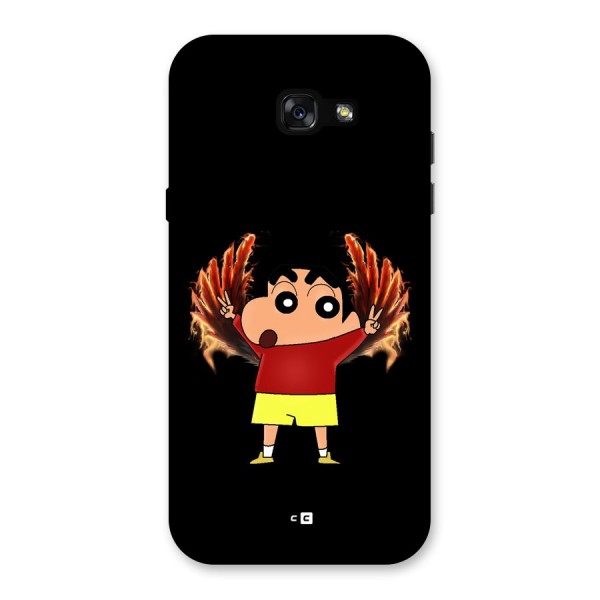 Fire Shinchan Back Case for Galaxy A7 (2017)