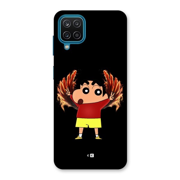 Fire Shinchan Back Case for Galaxy F12