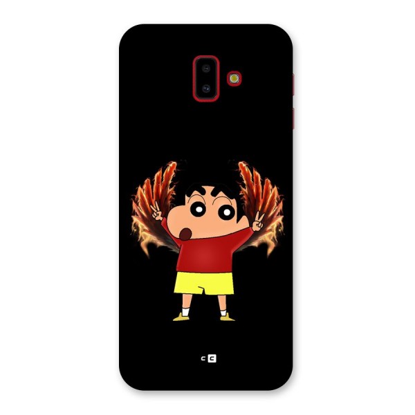 Fire Shinchan Back Case for Galaxy J6 Plus