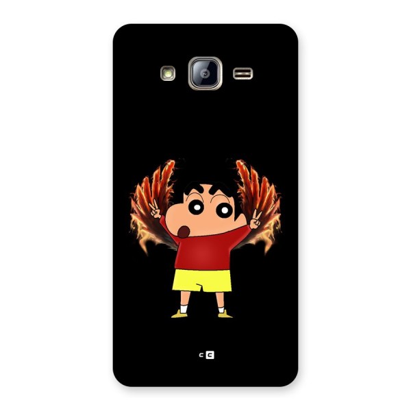 Fire Shinchan Back Case for Galaxy On5