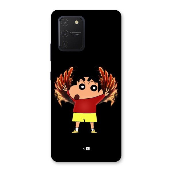 Fire Shinchan Back Case for Galaxy S10 Lite