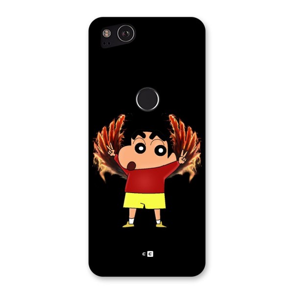 Fire Shinchan Back Case for Google Pixel 2