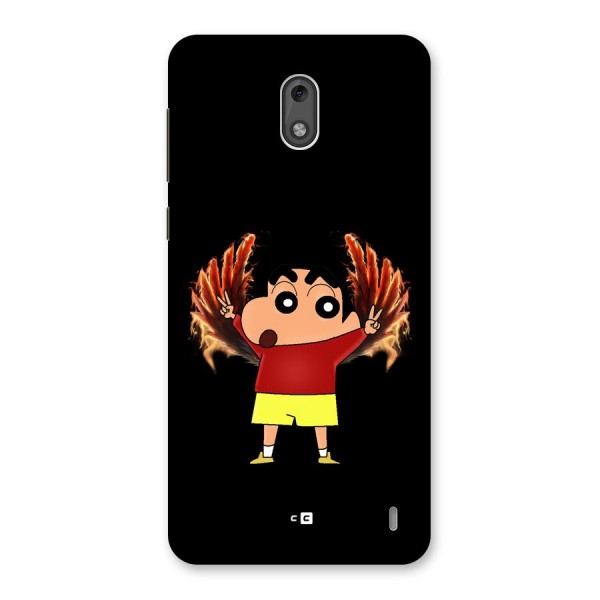 Fire Shinchan Back Case for Nokia 2