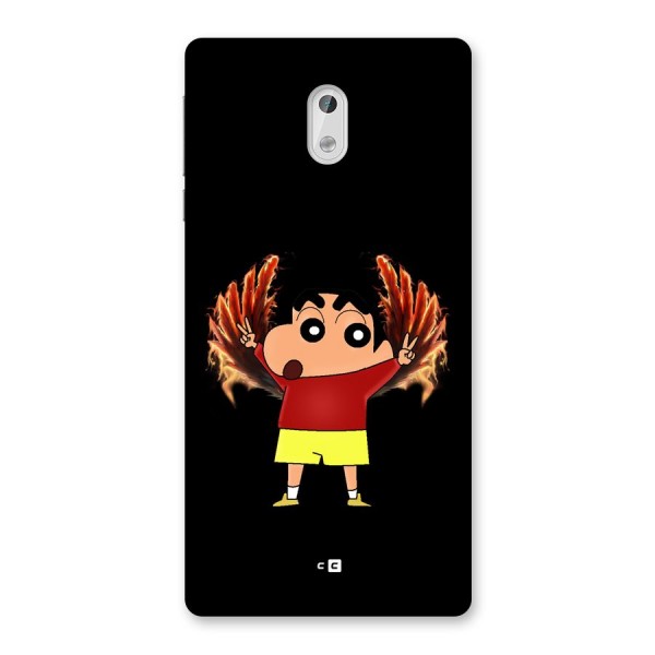 Fire Shinchan Back Case for Nokia 3