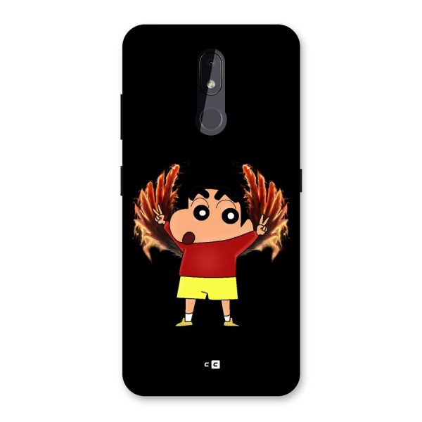 Fire Shinchan Back Case for Nokia 3.2