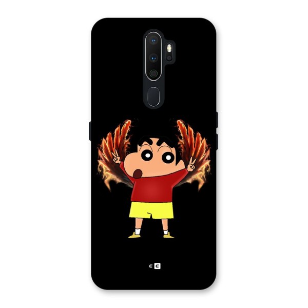 Fire Shinchan Back Case for Oppo A5 (2020)