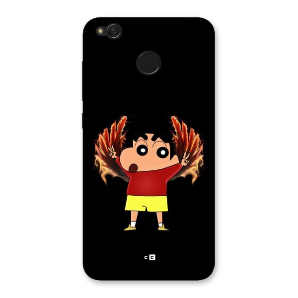 Fire Shinchan Back Case for Redmi 4