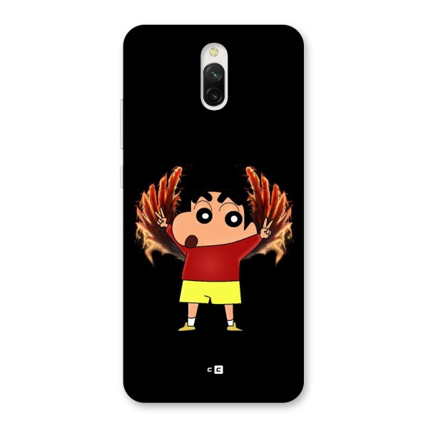 Fire Shinchan Back Case for Redmi 8A Dual