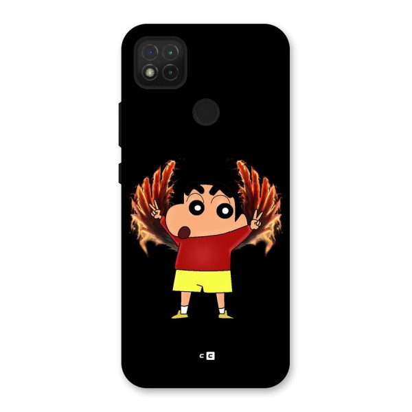 Fire Shinchan Back Case for Redmi 9C