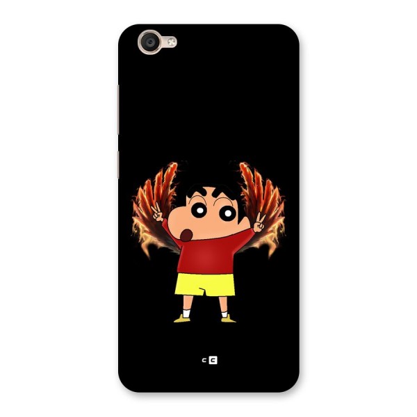 Fire Shinchan Back Case for Vivo Y55s