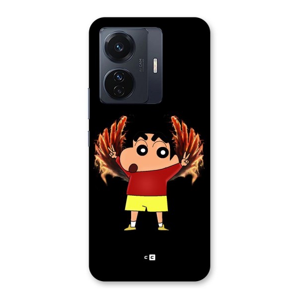 Fire Shinchan Back Case for Vivo iQOO Z6 Pro