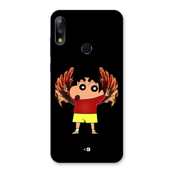 Fire Shinchan Back Case for Zenfone Max Pro M2