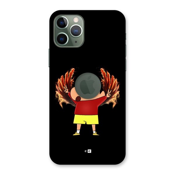 Fire Shinchan Back Case for iPhone 11 Pro Logo Cut