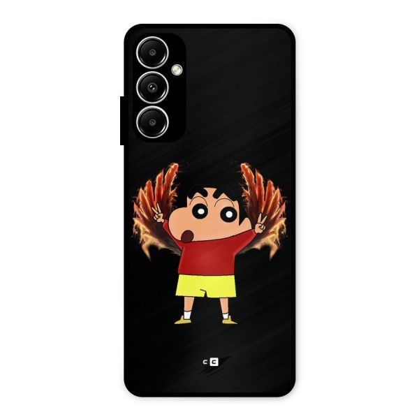 Fire Shinchan Metal Back Case for Galaxy A05s