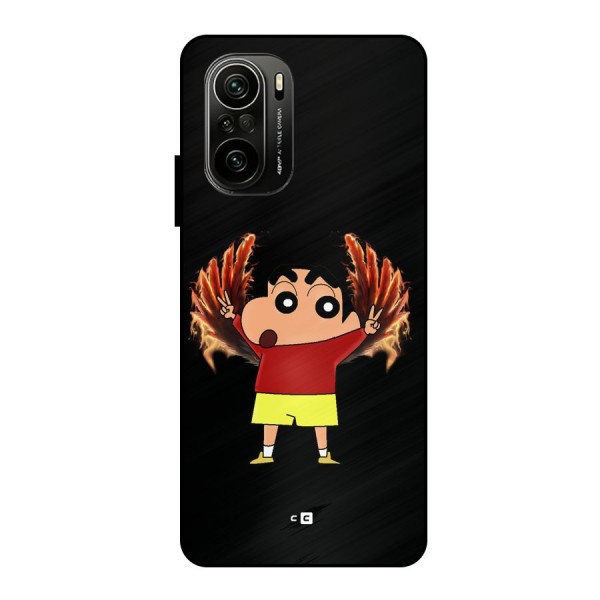 Fire Shinchan Metal Back Case for Mi 11X Pro