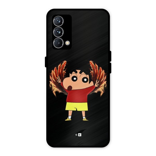 Fire Shinchan Metal Back Case for Realme GT Master Edition