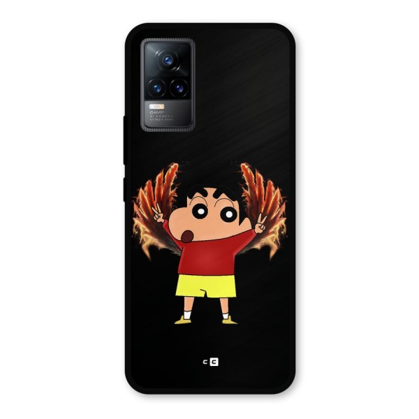 Fire Shinchan Metal Back Case for Vivo Y73