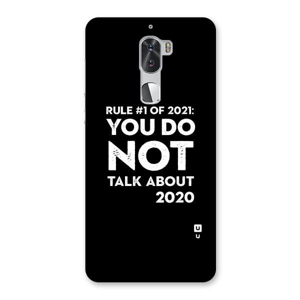 First Rule of 2021 Back Case for Coolpad Cool 1