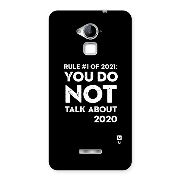 First Rule of 2021 Back Case for Coolpad Note 3