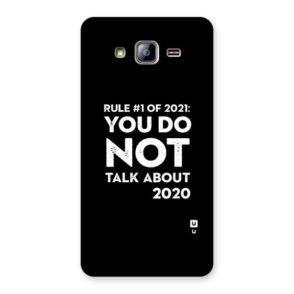 First Rule of 2021 Back Case for Galaxy On5