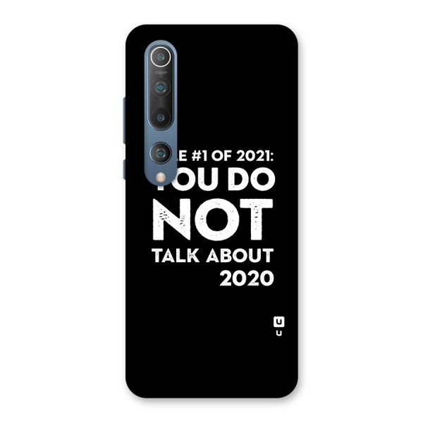 First Rule of 2021 Back Case for Mi 10