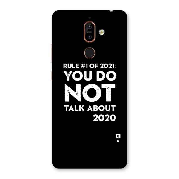 First Rule of 2021 Back Case for Nokia 7 Plus