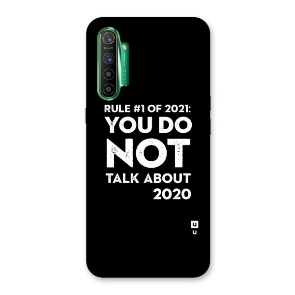 First Rule of 2021 Back Case for Realme X2