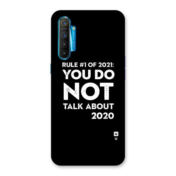 First Rule of 2021 Back Case for Realme XT